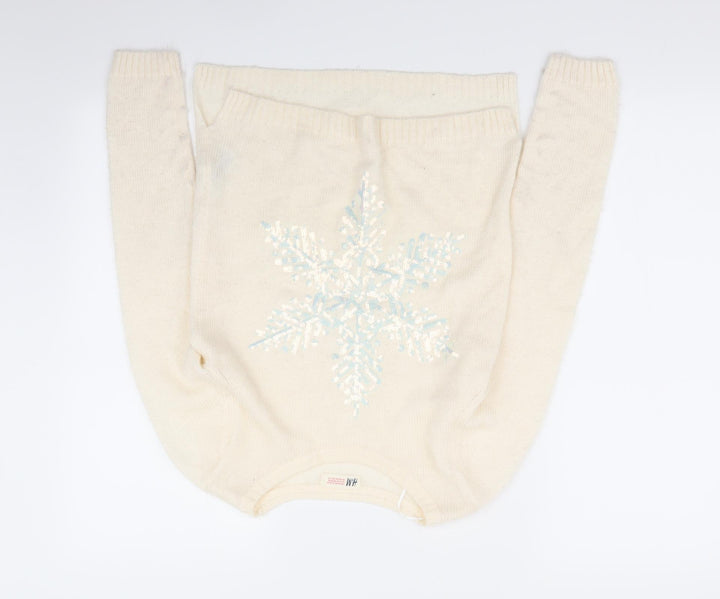 H&M Girls Beige   Pullover Jumper Size 11-12 Years