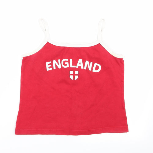 DNM Sports Womens Red   Camisole Tank Size L