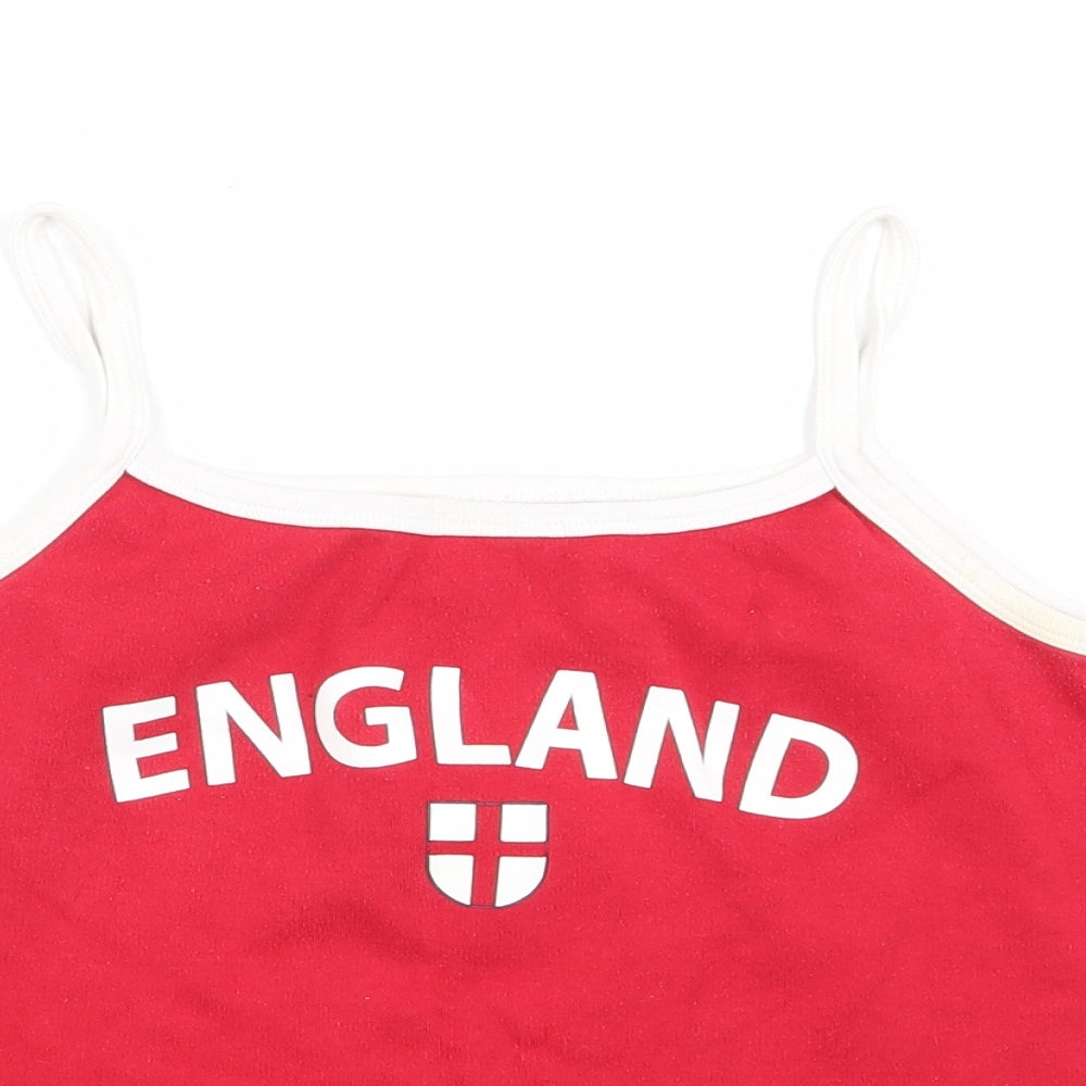 DNM Sports Womens Red   Camisole Tank Size L