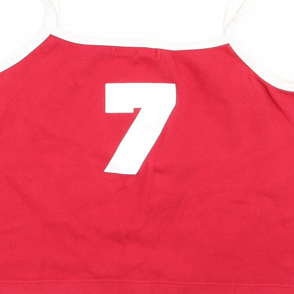 DNM Sports Womens Red   Camisole Tank Size L