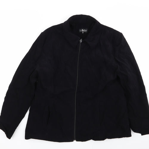 CMD Womens Black   Jacket Coat Size 10