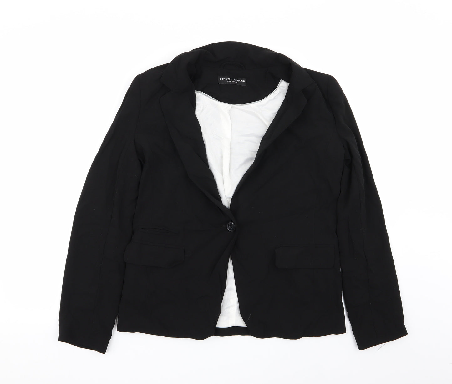 Dorothy Perkins Womens Black   Jacket Blazer Size 10