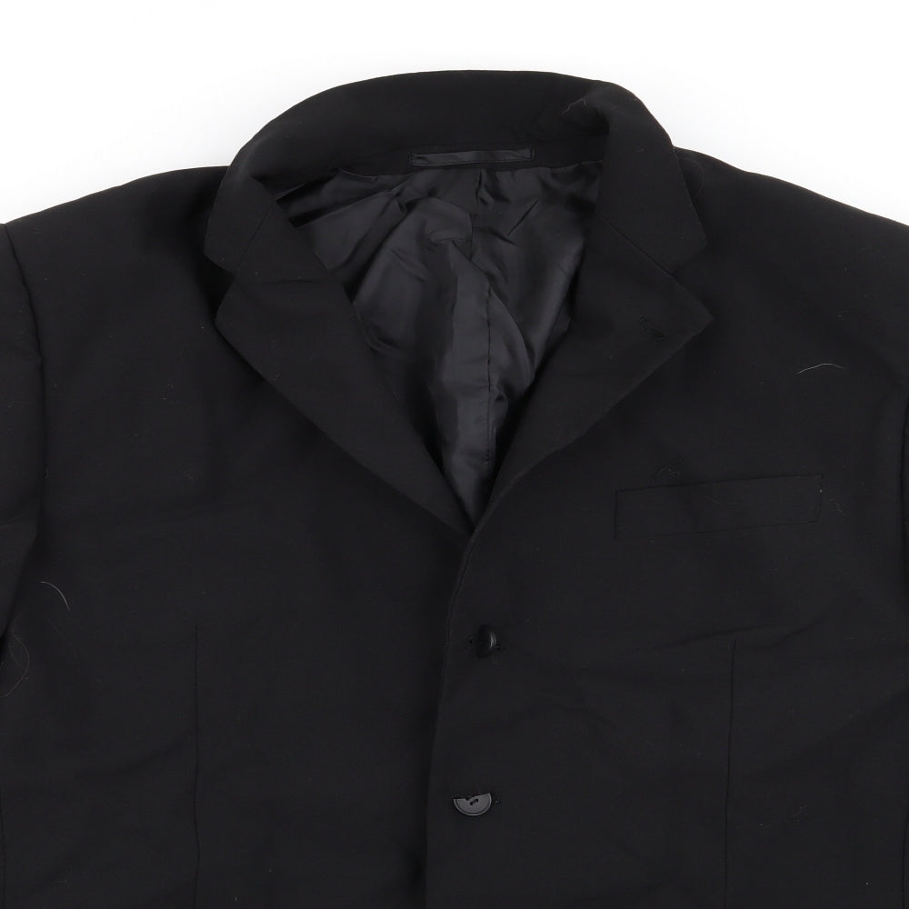 Asda George Mens Black   Jacket Blazer Size 46