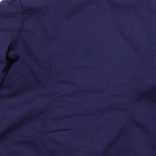 M&S Womens Purple   Overcoat Coat Size 12