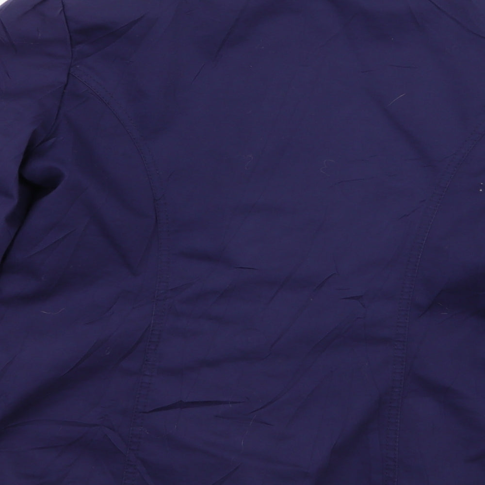 M&S Womens Purple   Overcoat Coat Size 12