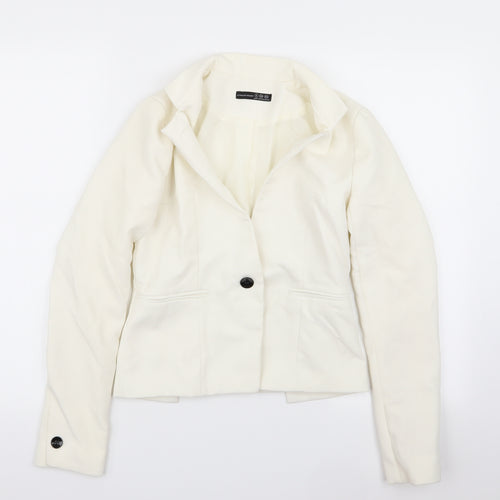Primark Womens White   Jacket Blazer Size 6