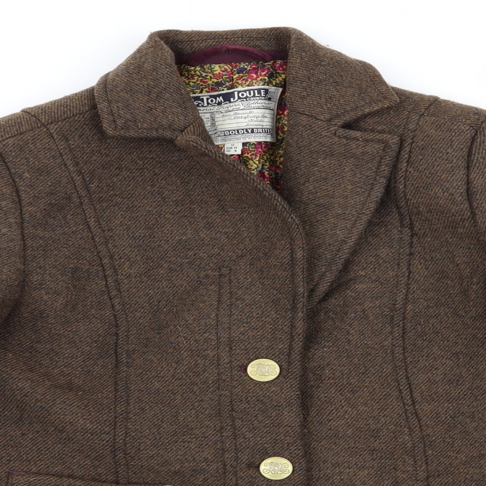 tom joule Womens Brown   Jacket Blazer Size 12