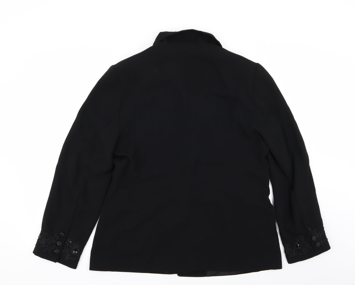 Mosaic Womens Black   Jacket Blazer Size 10