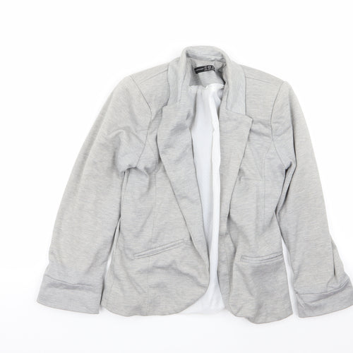Primark Womens Grey   Jacket Blazer Size 6
