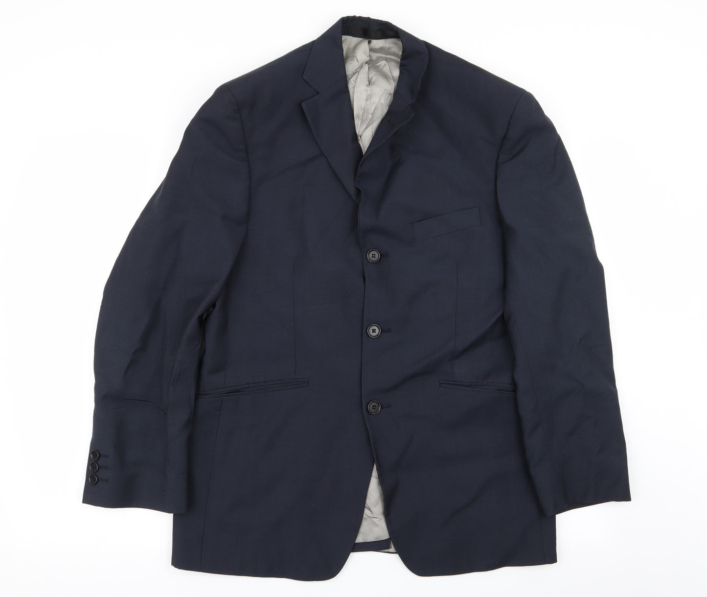 M&S Mens Blue   Jacket Blazer Size 38