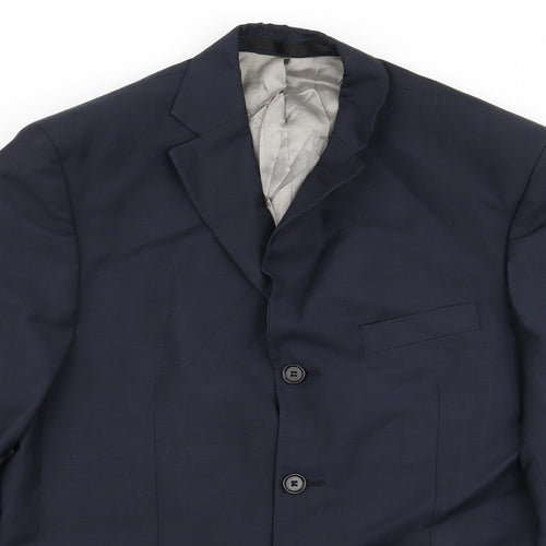 M&S Mens Blue   Jacket Blazer Size 38