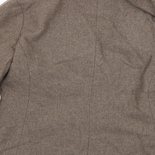Preworn Womens Brown   Jacket Blazer Size 14