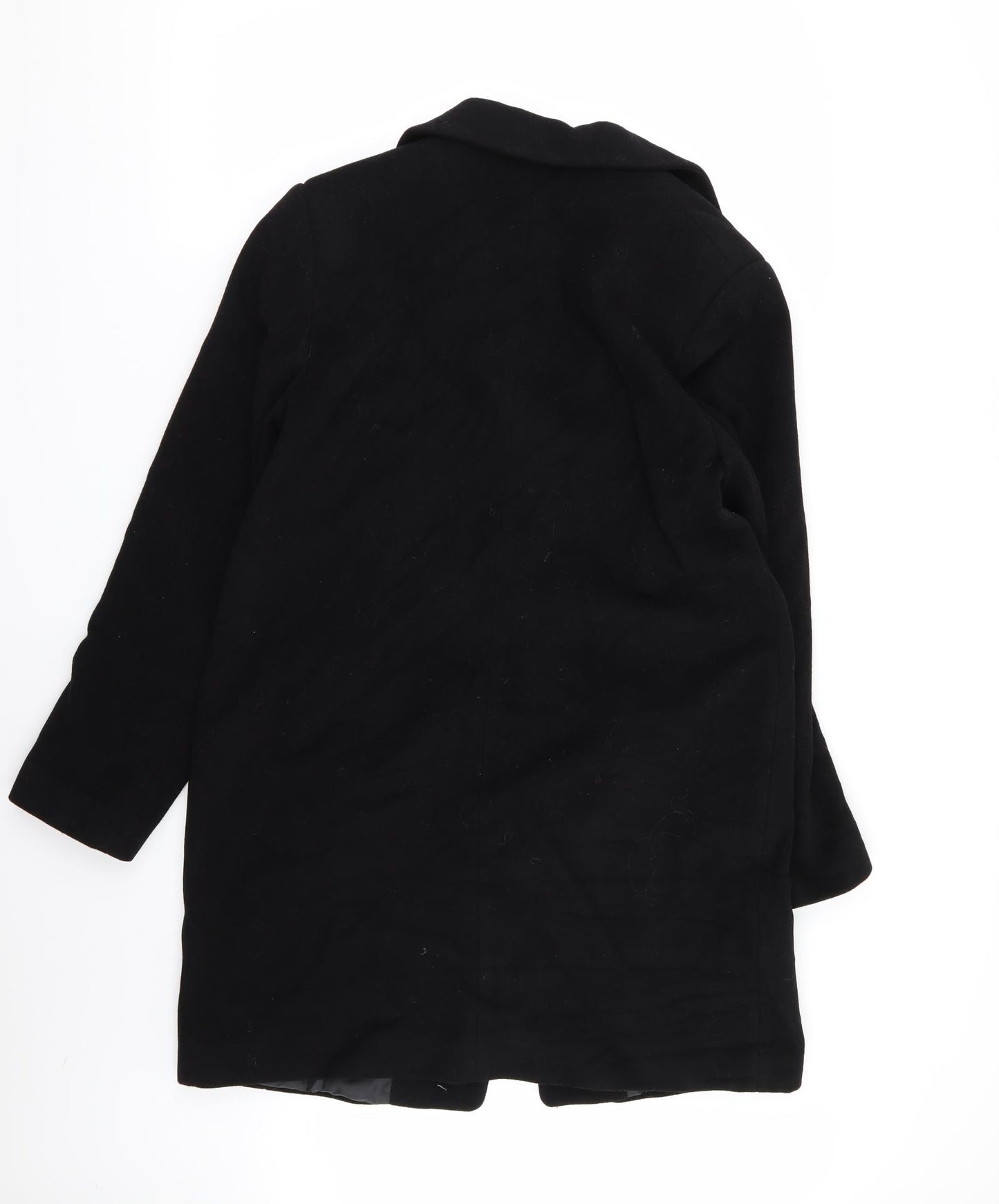 lady line Womens Black   Overcoat Coat Size 14