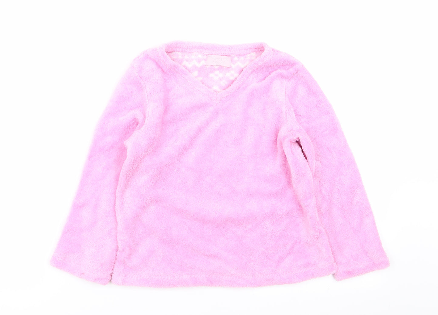 Primark Girls Pink Solid  Top Pyjama Top Size 7-8 Years