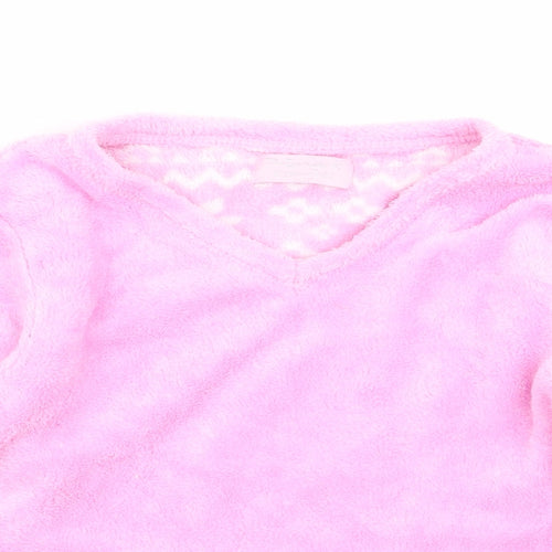 Primark Girls Pink Solid  Top Pyjama Top Size 7-8 Years