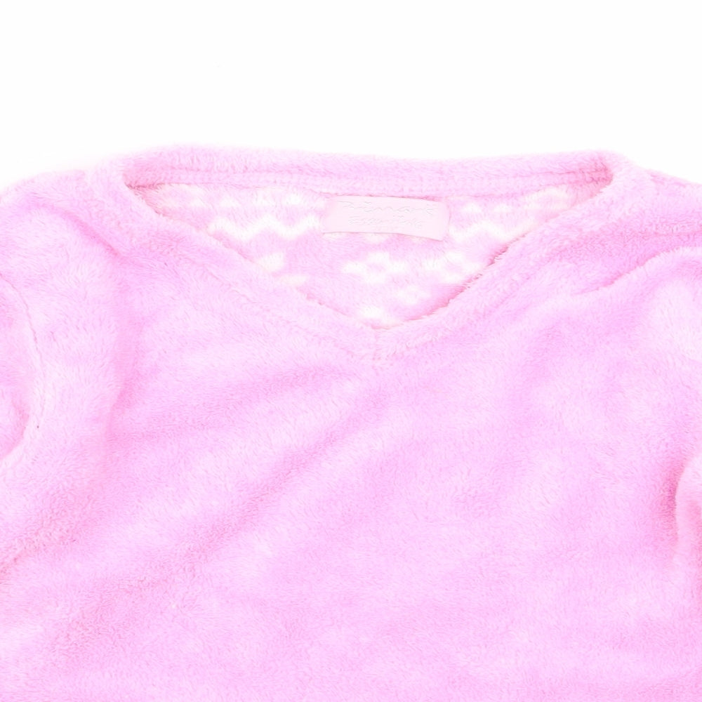 Primark Girls Pink Solid  Top Pyjama Top Size 7-8 Years