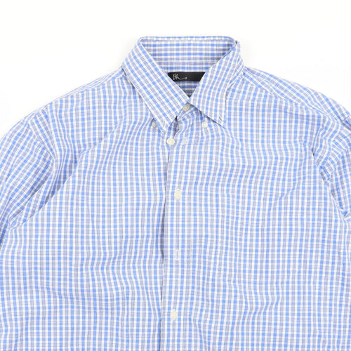 BHS Mens Multicoloured Check   Button-Up Size M
