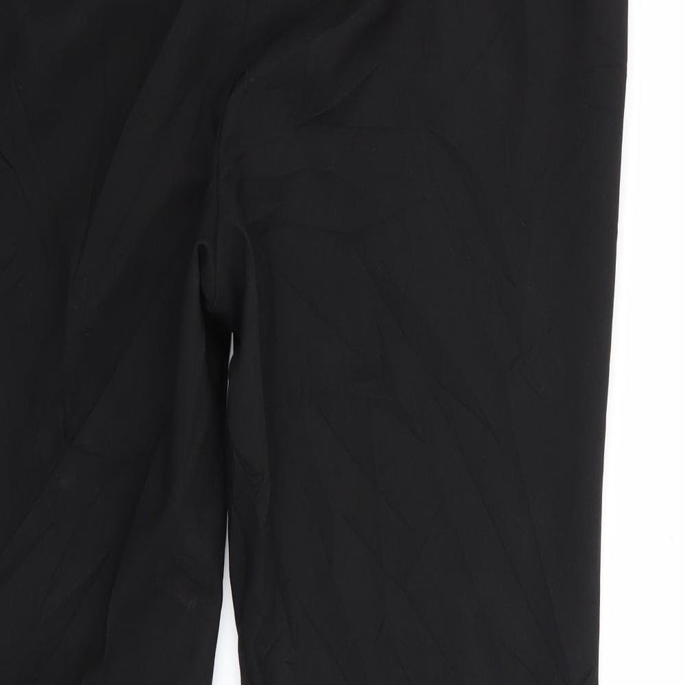 Papaya Womens Black   Trousers  Size 12 L28 in