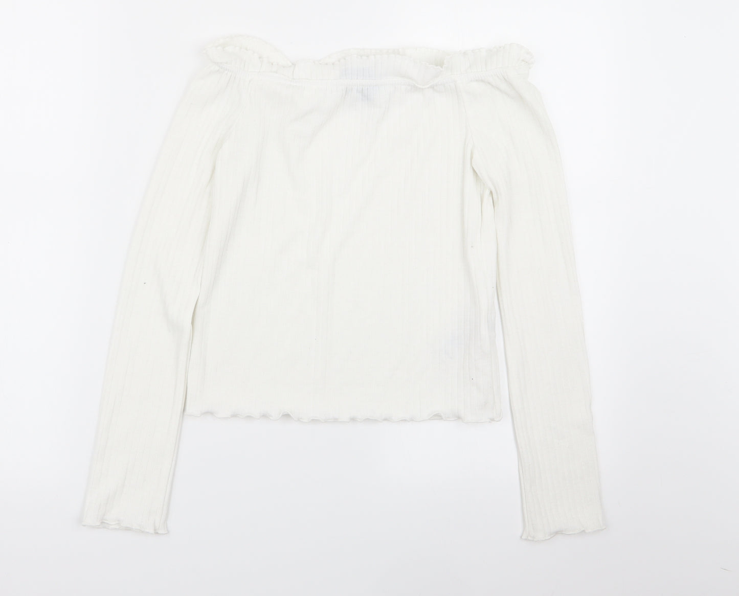New Look Womens White   Basic T-Shirt Size 10