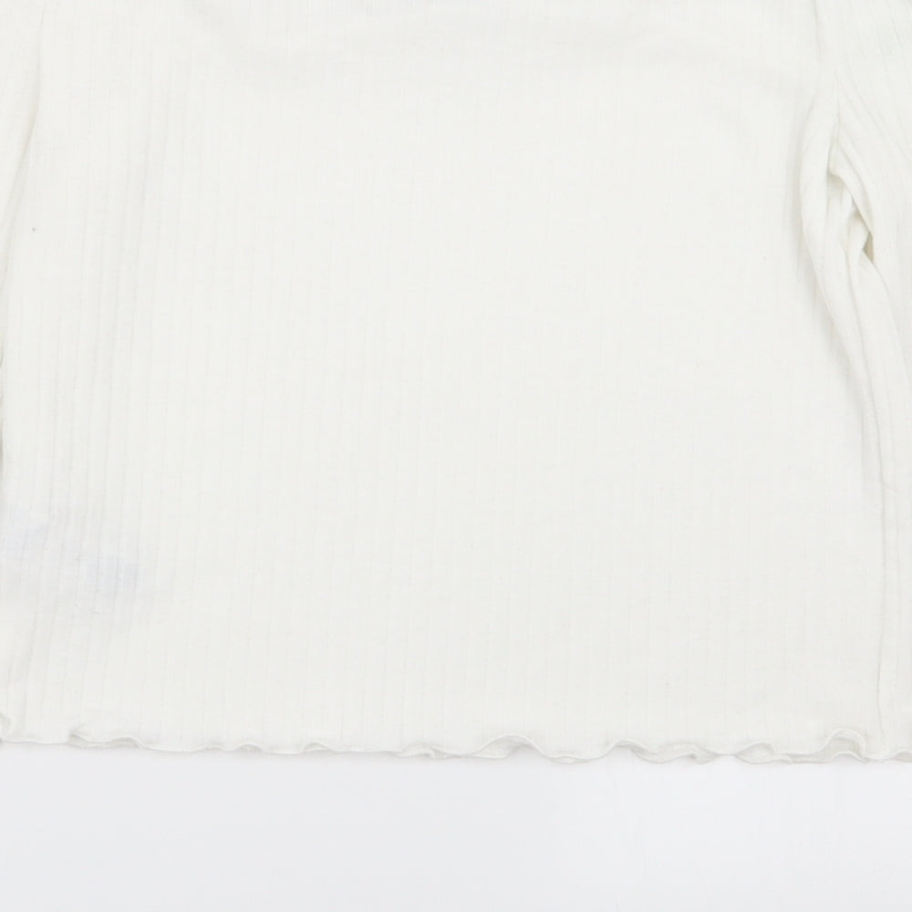 New Look Womens White   Basic T-Shirt Size 10