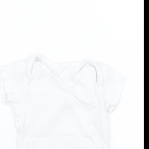 Nutmeg Baby White   Babygrow One-Piece Size 18-24 Months