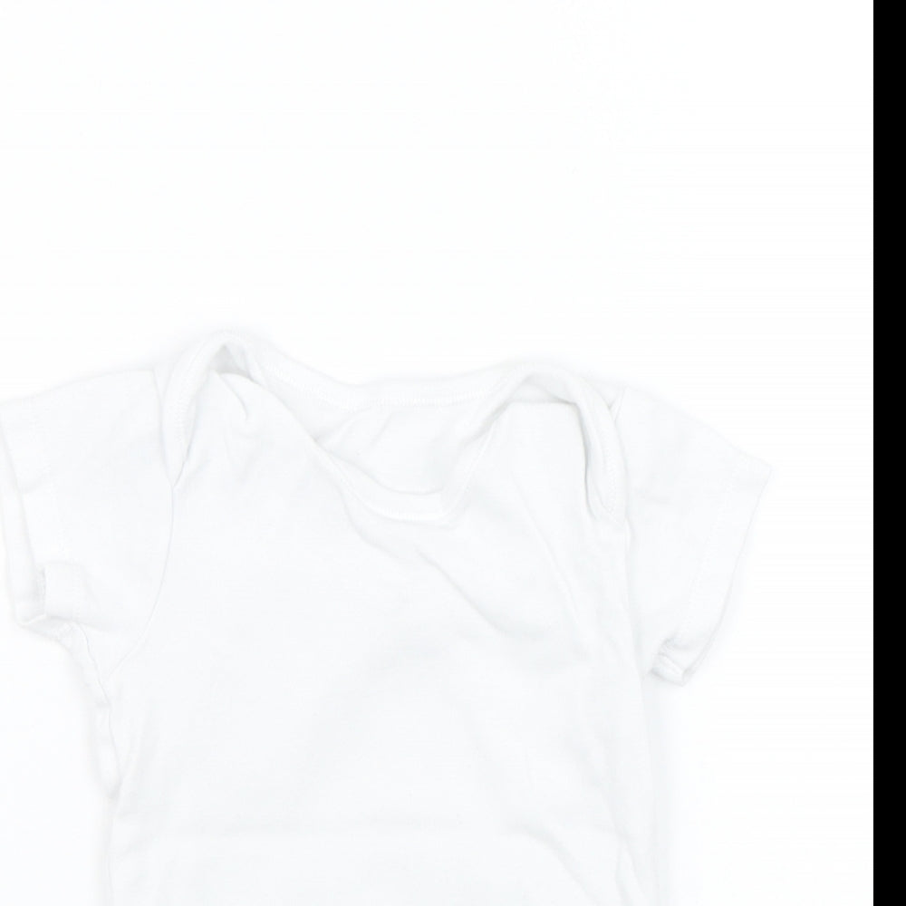 Nutmeg Baby White   Babygrow One-Piece Size 18-24 Months