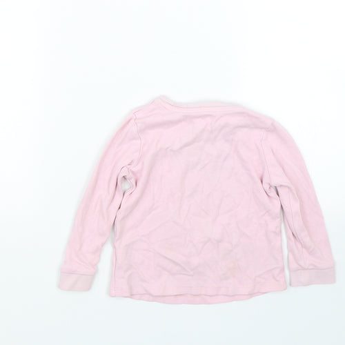 George Girls Pink   Basic T-Shirt Size 12-18 Months