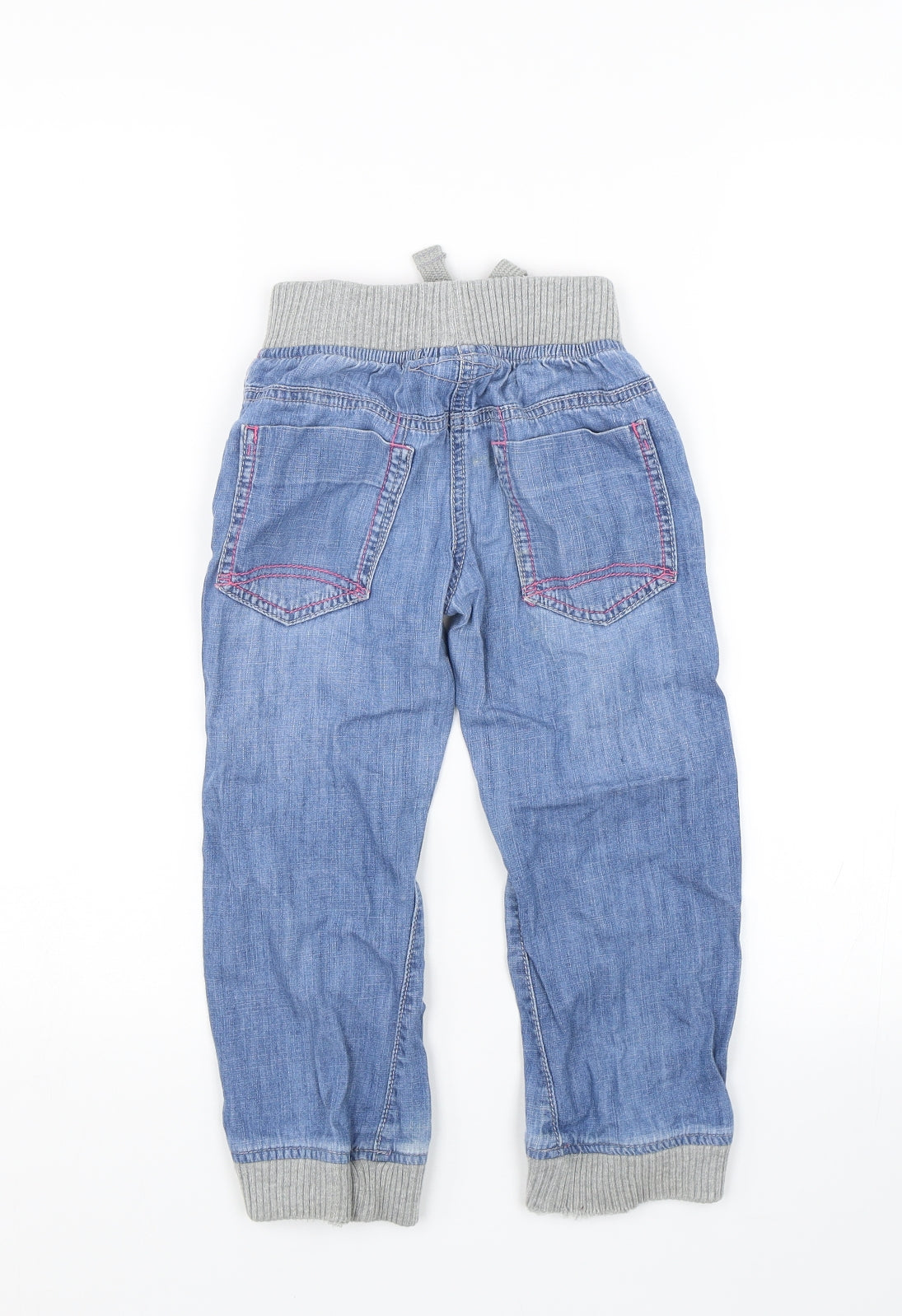 NEXT Girls Blue  Denim Straight Jeans Size 4-5 Years