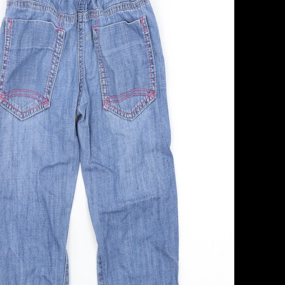 NEXT Girls Blue  Denim Straight Jeans Size 4-5 Years
