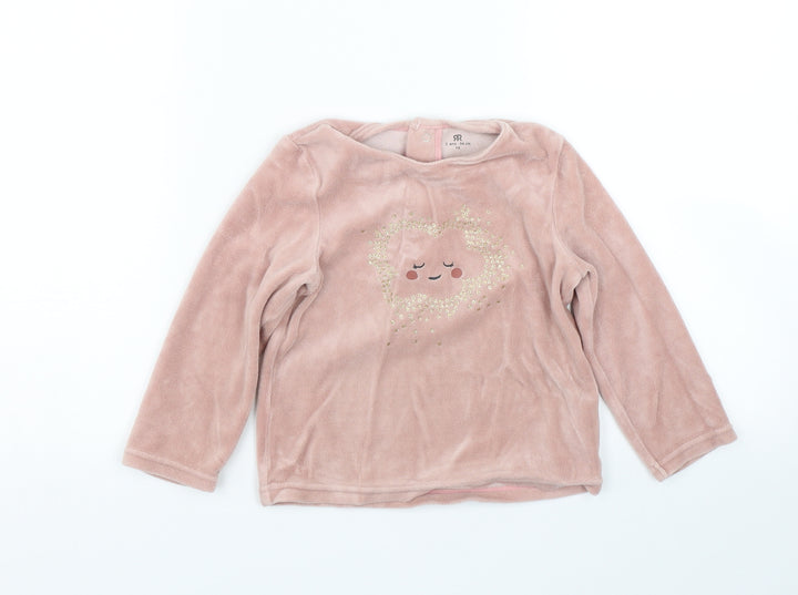 RR Girls Brown Basic T-Shirt Size 3 Years