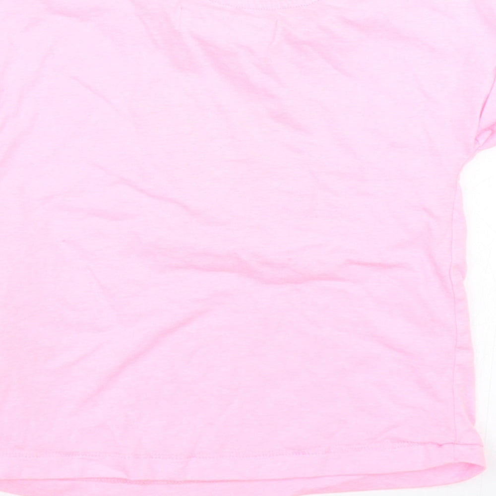 Minoti Girls Pink   Basic T-Shirt Size 2-3 Years  - Zebra