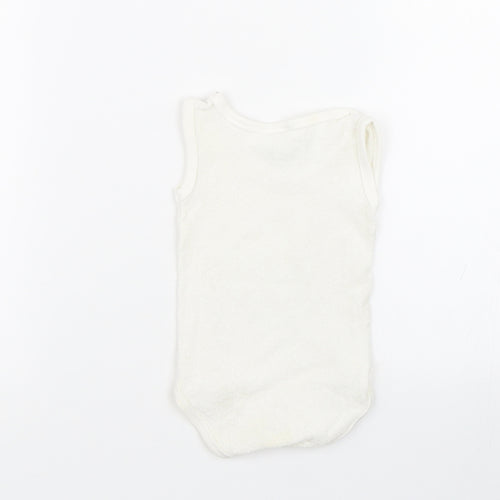 Mothercare Baby White   Babygrow One-Piece Size 0-3 Months