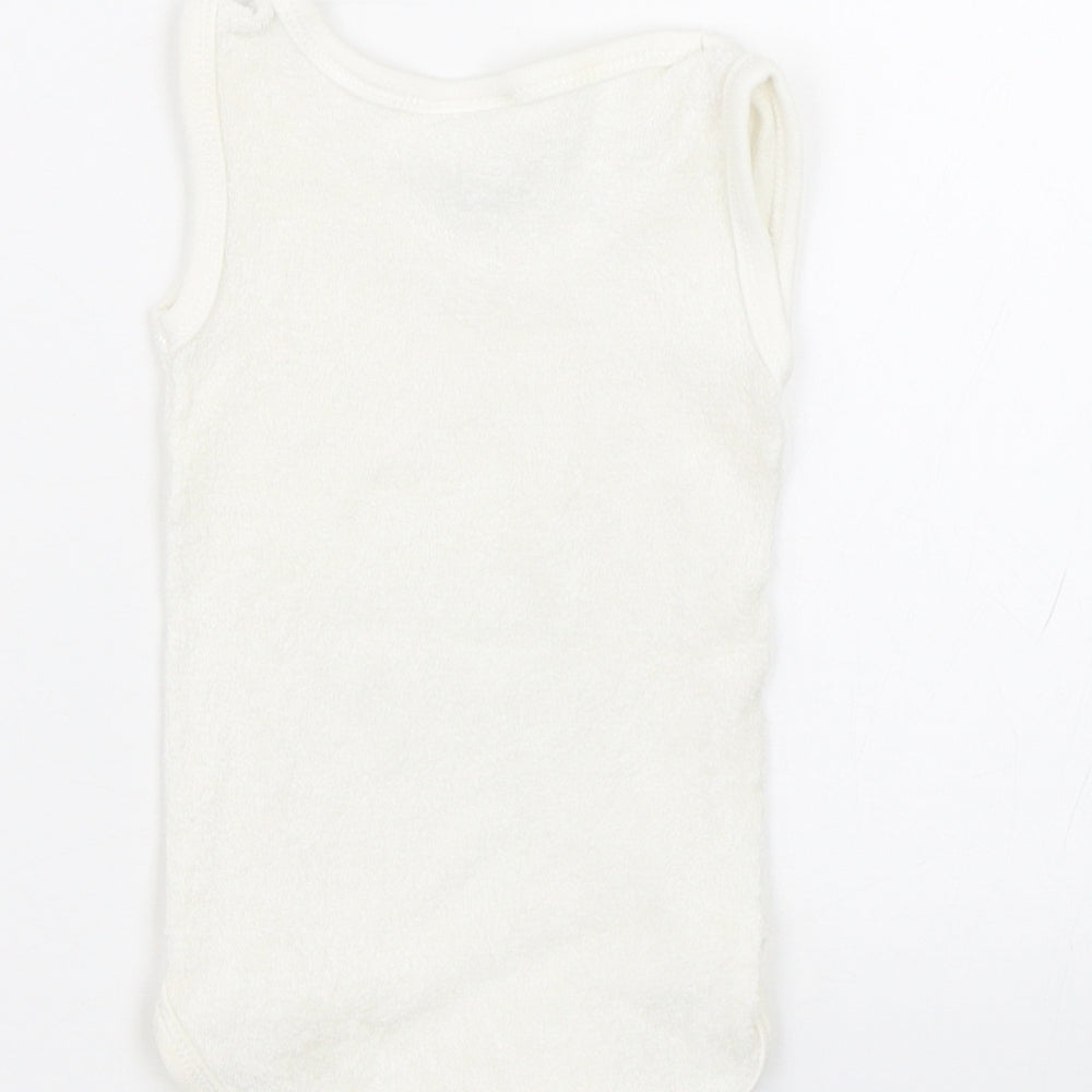 Mothercare Baby White   Babygrow One-Piece Size 0-3 Months