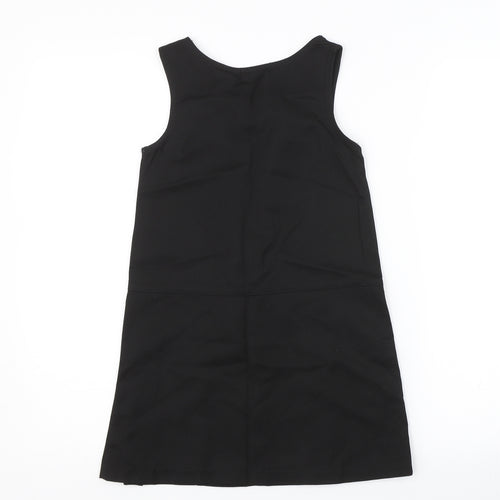 TU Girls Black   Tank Dress  Size 6 Years  - School uniform