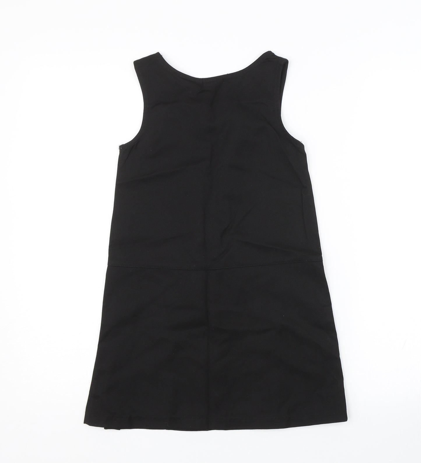 TU Girls Black   Tank Dress  Size 6 Years  - School uniform