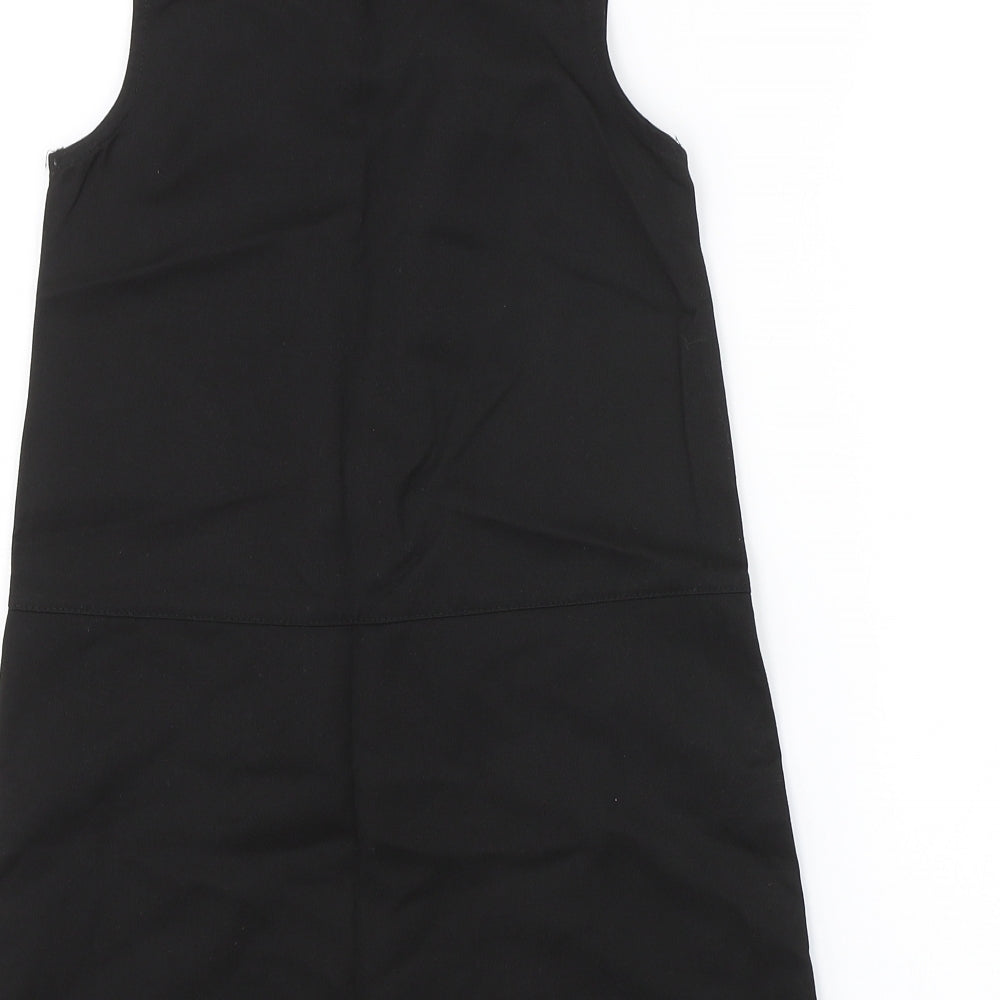 TU Girls Black   Tank Dress  Size 6 Years  - School uniform