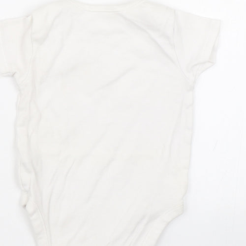 Nutmeg Baby White   Babygrow One-Piece Size 18-24 Months