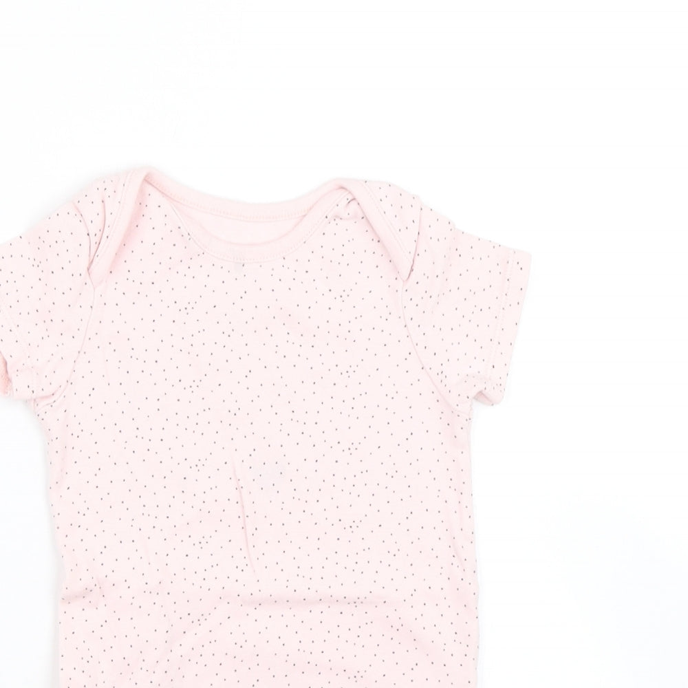 F&F Baby Pink Polka Dot  Babygrow One-Piece Size 24 Months  - 2-3 Years