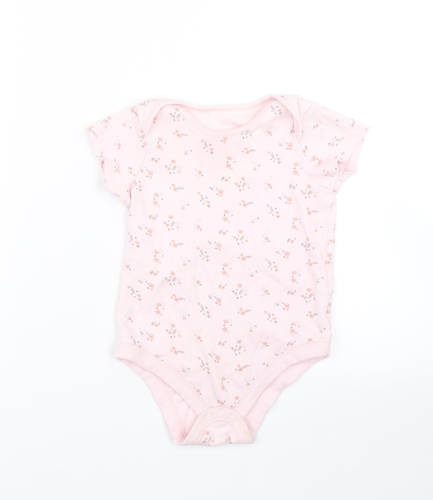 F&F Baby Pink Floral  Babygrow One-Piece Size 24 Months  - 2-3 Years