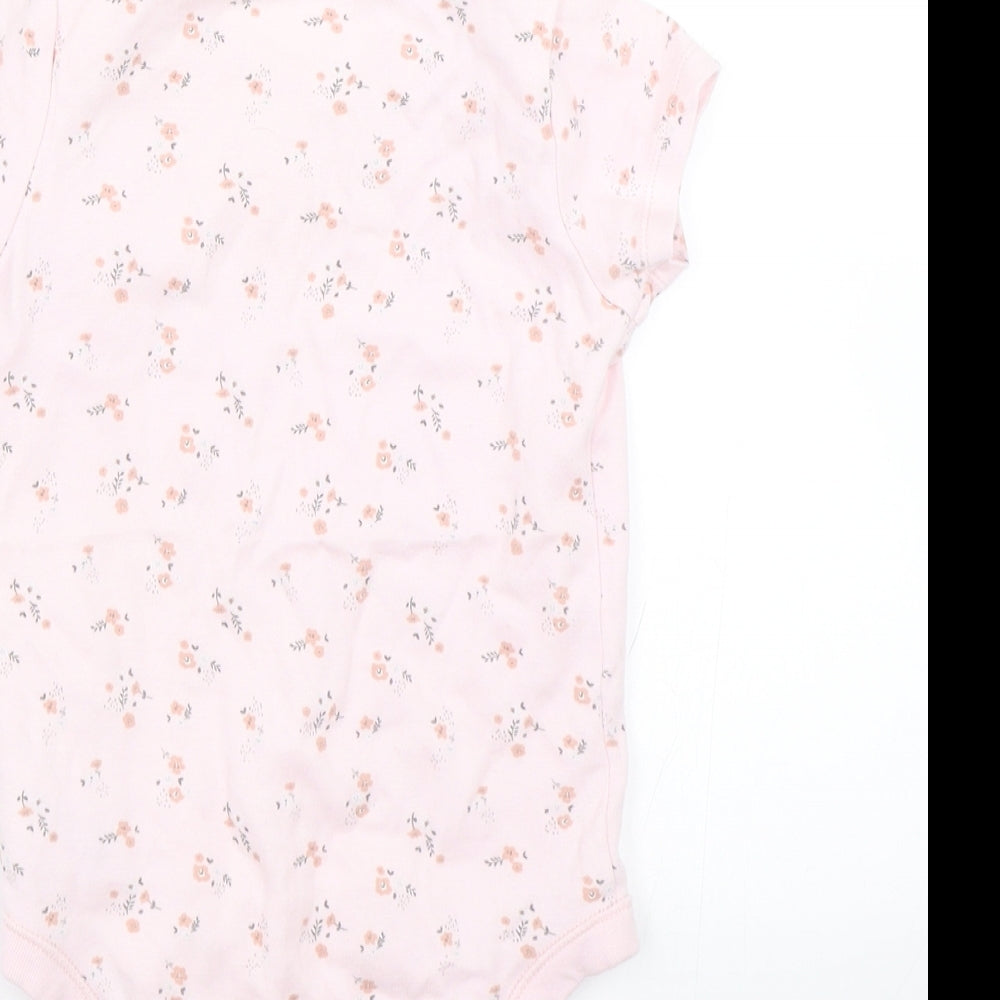 F&F Baby Pink Floral  Babygrow One-Piece Size 24 Months  - 2-3 Years
