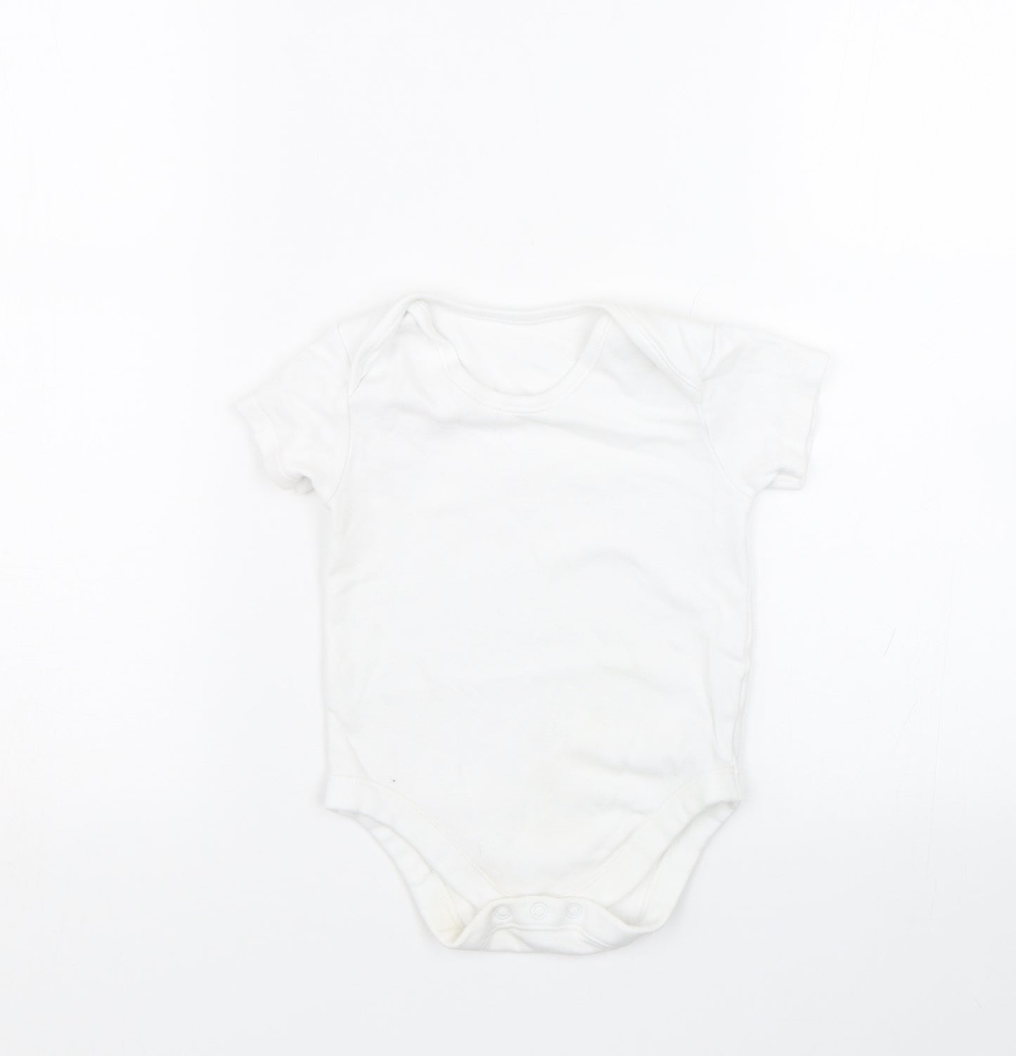 Nutmeg Baby White   Babygrow One-Piece Size 18-24 Months