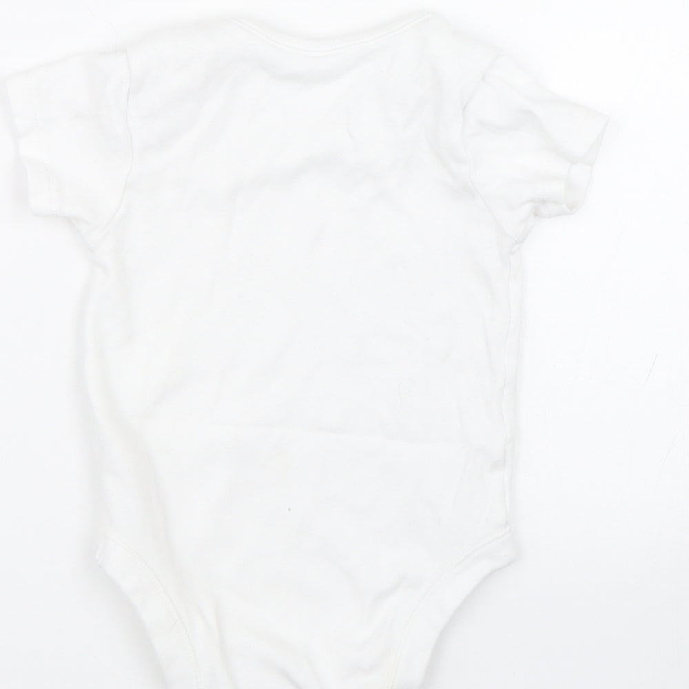 Nutmeg Baby White   Babygrow One-Piece Size 18-24 Months