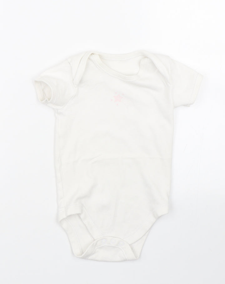 Matalan Baby White Babygrow One-Piece Size 18-24 Months