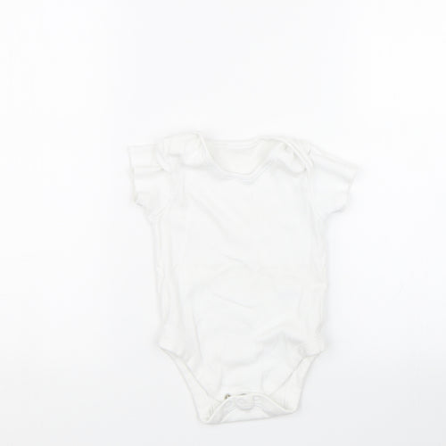 Nutmeg Baby White   Babygrow One-Piece Size 18-24 Months
