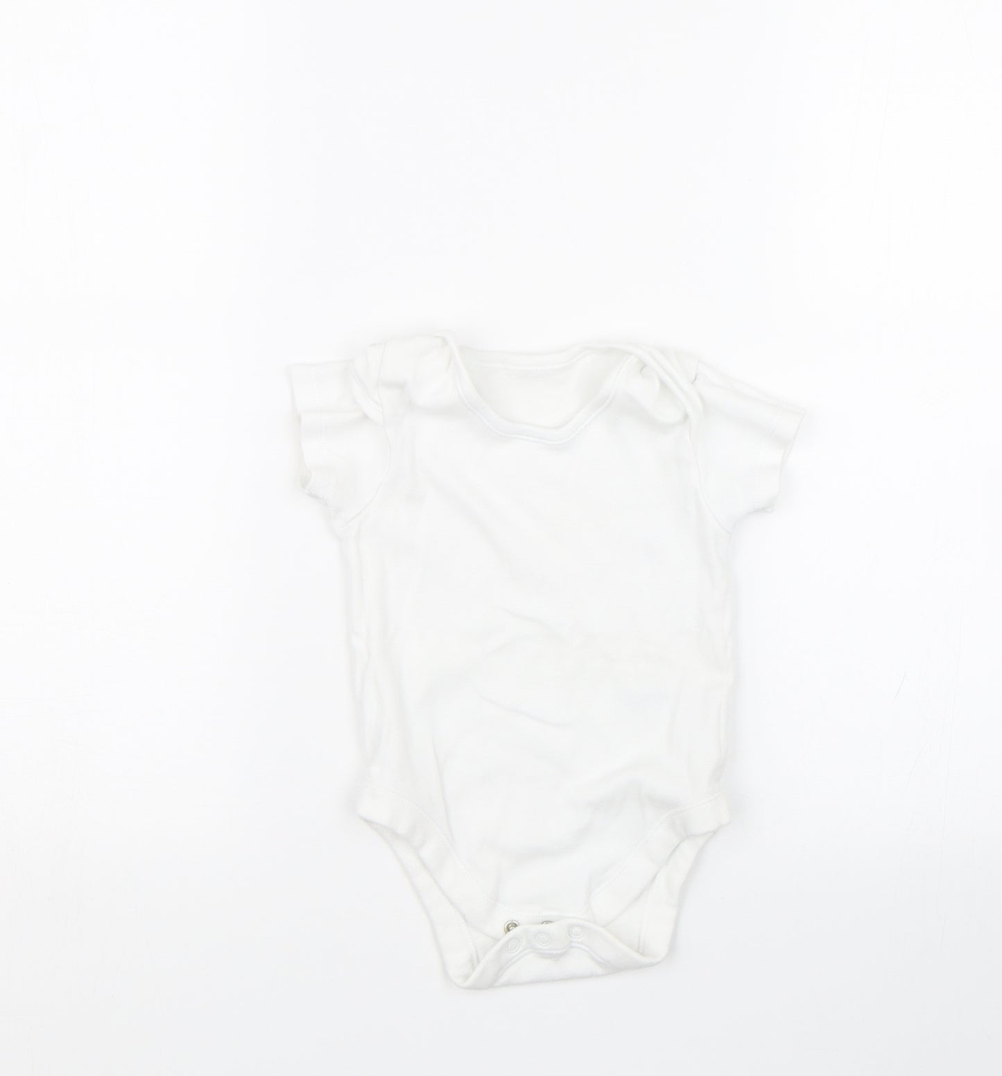 Nutmeg Baby White   Babygrow One-Piece Size 18-24 Months