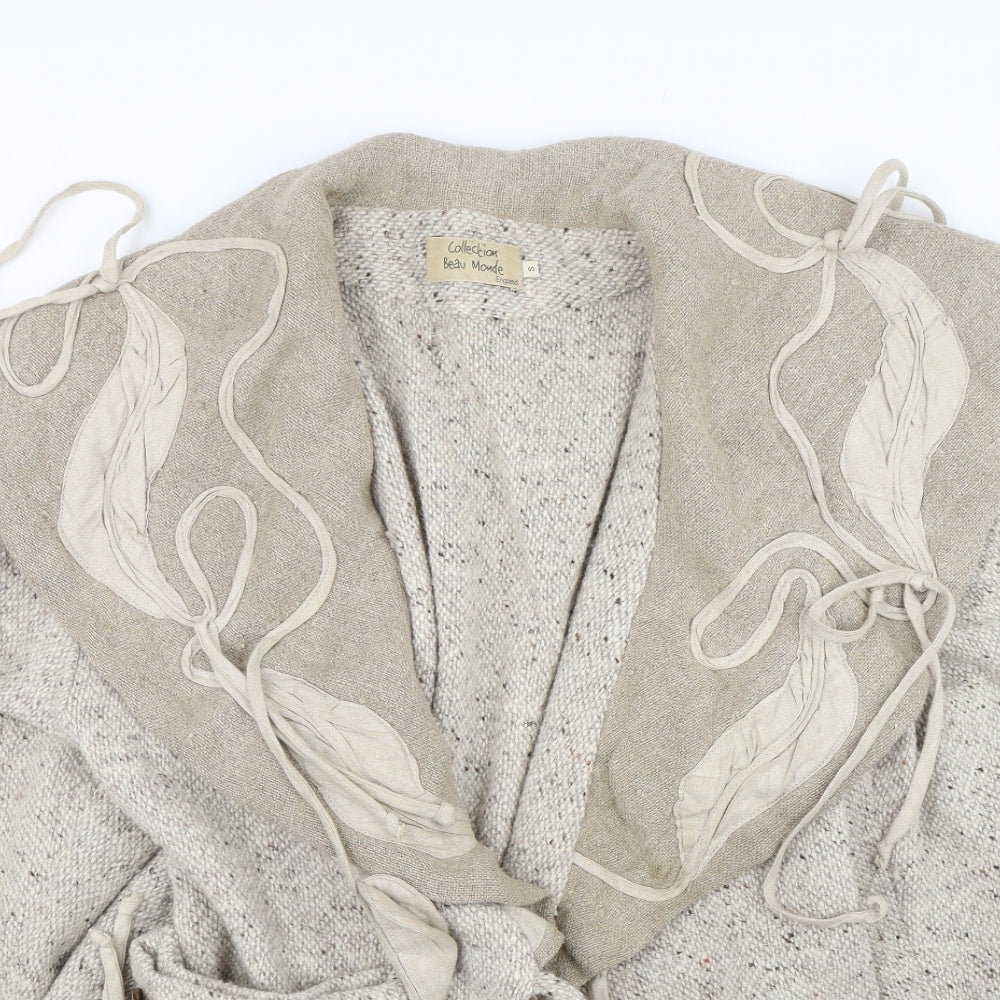 Collection Beau Monde Womens Beige   Jacket Coat Size S