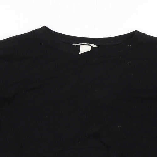 H&M Womens Black   Basic T-Shirt Size S