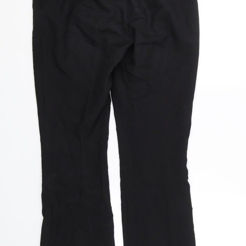 Peacocks Womens Black   Trousers  Size 10 L30 in