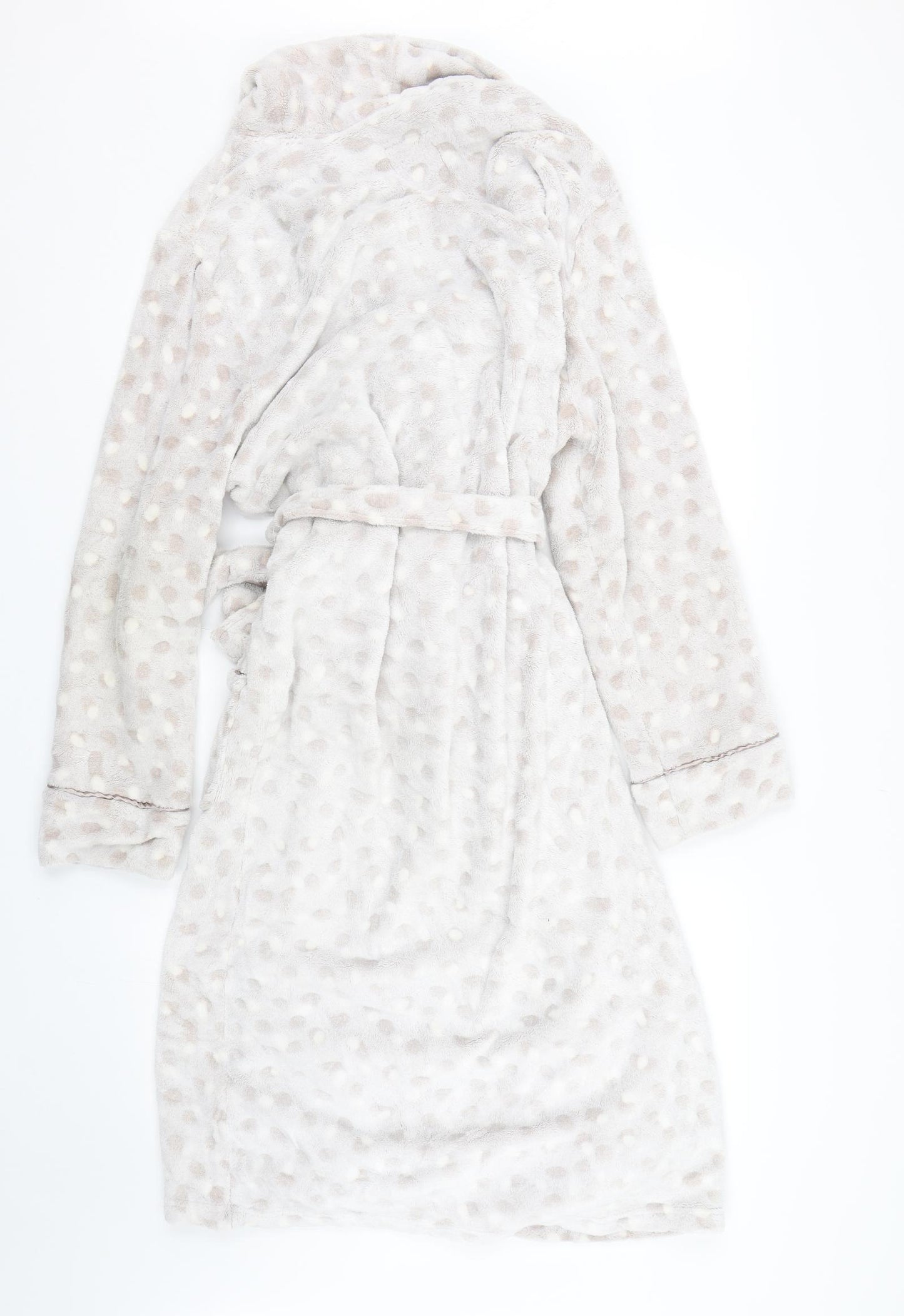 love to lounge Womens Beige Polka Dot  Babydoll Gown Size M