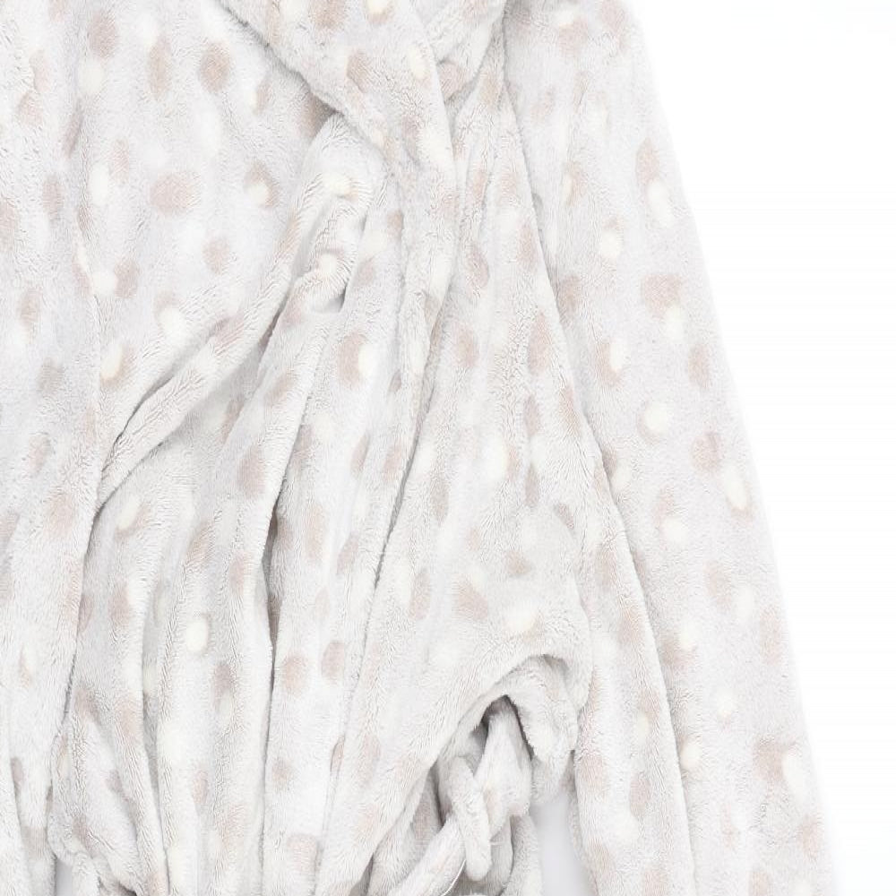 love to lounge Womens Beige Polka Dot  Babydoll Gown Size M